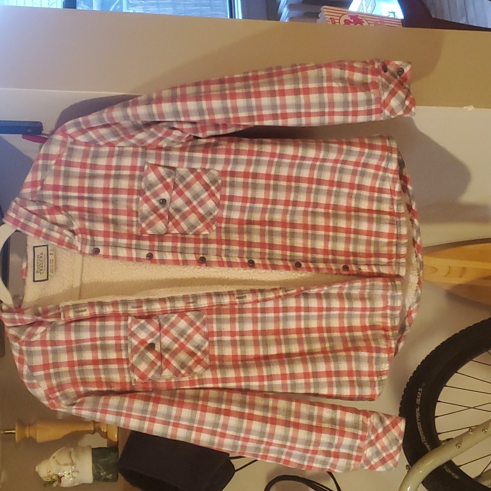 Fleece lined sweater shirt